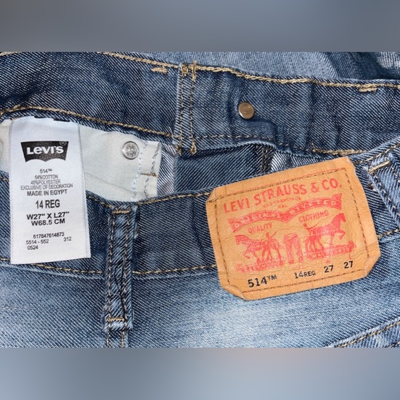 Women’s Vintage Levi’s 514 Slim Straight Jeans, size 27 (measure 26 waist) - Picture 12 of 14